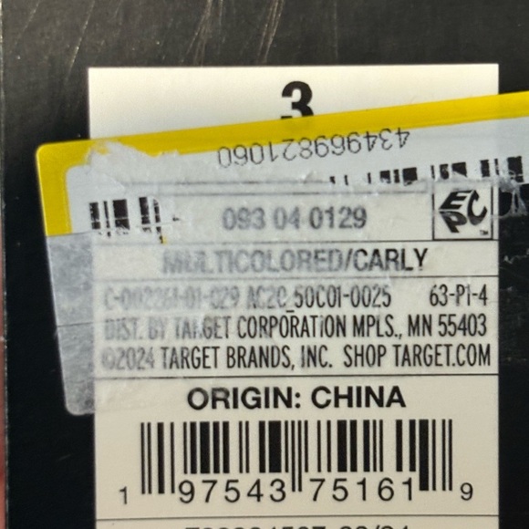 NEW Art Class Shoes Children Slip On Platform Carly Canvas Sneakers Tie-Dye Sz 3 - Picture 6 of 6